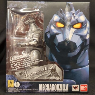 Bandai - SH MonsterArts Mechagodzilla UX02-93 First Edition Bonus: Mega Buster parts included