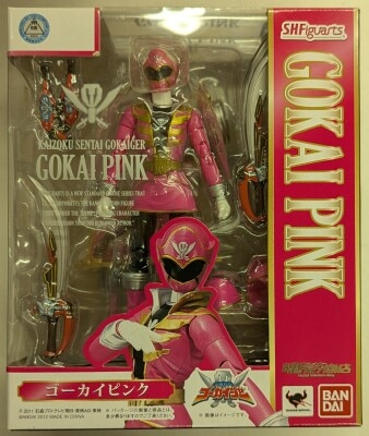 Bandai SH Figuarts Kaizoku Sentai Gokaiger Gokai Pink imagen 1