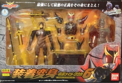 Bandai Souchaku Henshin Series Kamen Rider Kuuga Kamen Rider Kuuga Ultimate Form GD-29 gambar 1