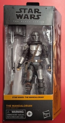 HASBRO THE BLACK THE MANDALORIAN 6 inch