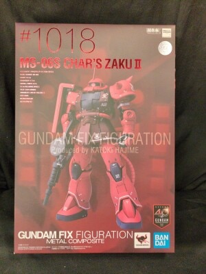 BANDAI SPIRITS GUNDAM FIX FIGURATION METAL COMPOSITE MS-06S Zaku For Use With Char II #1018