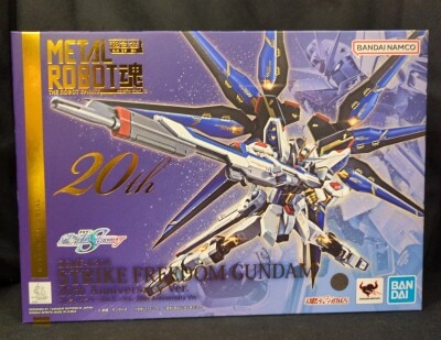 Bandai Spirits METAL ROBOT SPIRITS <side ms=""> Mobile Suit Gundam SEED DESTINY Strike Freedom Gundam 20th Anniversary Ver. </side>