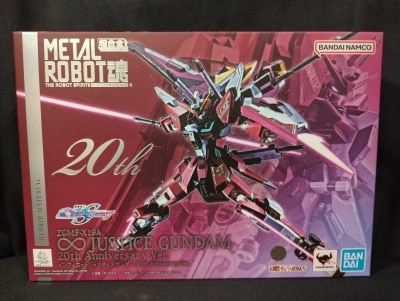 BANDAI SPIRITS/ METAL ROBOT SPIRITS<side ms=""> Mobile Suit Gundam SEED DESTINY Infinite Justice Gundam 20th Anniversary Ver. </side> imagen 1