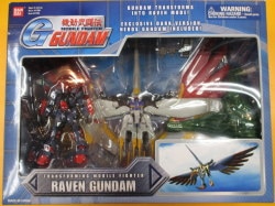 Bandai USA 4.5" MOBILE FIGTER ACTION FIGURES Mobile Fighter G Gundam RAVEN GUNDAM and NEROS GUNDAM DARK VERSION