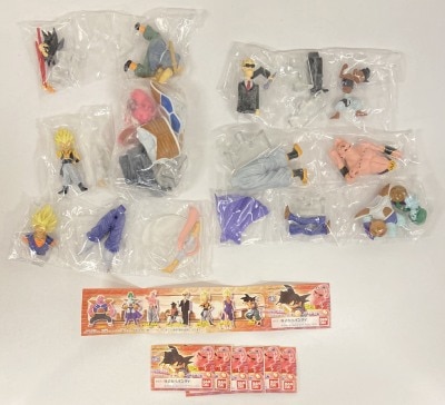Bandai Dragon Ball Z 08 Super Warrior Fusion Edition HG Complete 7 Type Set image 1