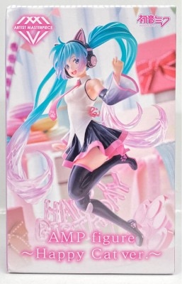 Taito AMP Figure Hatsune Miku Happy Cat ver. รูปภาพ 1