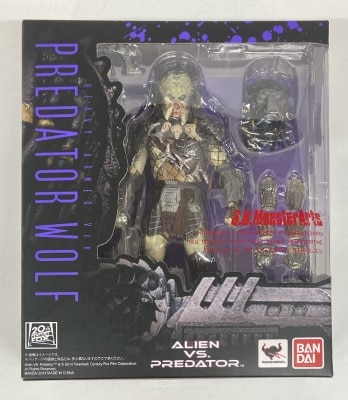 Bandai - SH MonsterArts Alien VS Predator Predator Wolf Heavy Armor Ver. 画像 1
