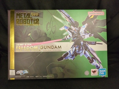 BANDAI SPIRITS METAL ROBOT Mobile Suit Gundam SEED DESTINY Freedom Gundam (Real Type Color) gambar 1