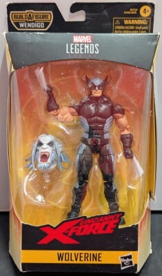 Hasbro Wendigo Marvel Legends Uncanny X-Force Wolverine 6- inch