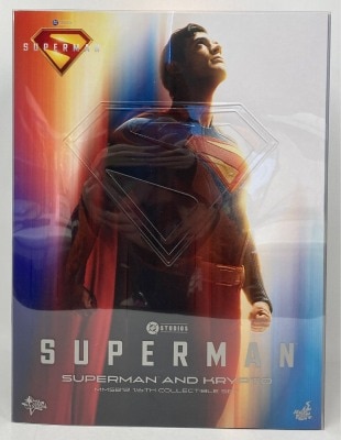 HOTTOYS MOVIE MASTERPIECE SUPERMAN AND KRYPTO MMS812