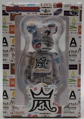 MEDICOMTOY Be@rbrick (Bearbrick) Arashi ARASHI Live Logo 100% image 1