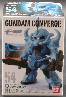 BANDAI Fusion Works (FW) Gundam Converge 9 Gouf Custom 54 รูปภาพ 1