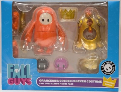 Kotobukiya Fall Guys action Figure Pack Orange Aid x Golden Chicken Costume Legendary Edition image 1