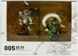 Kaiyodo miniQ miniature cube Fujin/Raijin 5