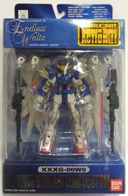 Bandai Mobile Suit (MS) in Action!! /MIA Mobile Suit Gundam Wing Wing Gundam Zero custom image 1