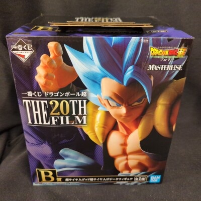 Bandai Spirits Ichiban Kuji Dragon Ball THE 20TH FILM B Prize Super Saiyan God Super Saiyan Gogeta Figure hình ảnh 1