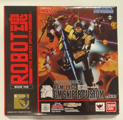 Bandai Robot Spirits<side ms=""> Mobile Suit Gundam RGM-79SC GM Sniper Custom ver. ANIME SP </side> รูปภาพ 1