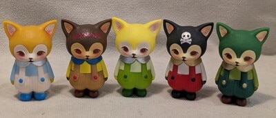 MEDICOMTOY VAG SPECIAL Hinata Kahori KITTY MORRIS Complete 5 Piece Set รูปภาพ 1