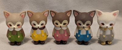 MediCom Toy VAG series 20 Hinatakahori Collection KITTY MORRIS Complete 5 Piece Set image 1