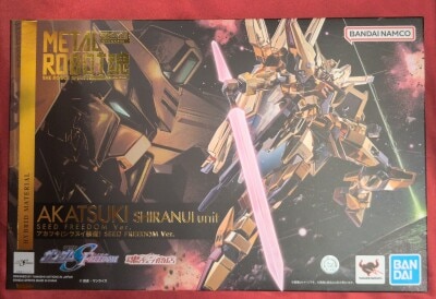 Bandai Spirits METAL ROBOT Mobile Suit Gundam Seed DESTINY Akatsuki(Shiranui Equipment) SEED FREEDOM Ver.