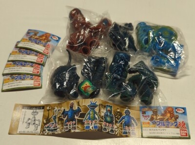 Bandai Bullmark Soul 01 Ultraman/Ultra Q Bullmark Soul 01 Complete 5 Piece Set