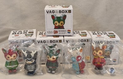 MEDICOMTOY VAG series SP Hinata Kahori MORRIS Complete 5 Piece Set Ishinomori Characters รูปภาพ 1