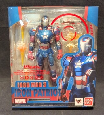 Bandai SH Figuarts IRON MAN3 Iron Patriot First Edition imagen 1