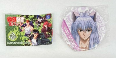 SK Japan Can Badge Mini Book: Dark Green Demon Fox (Yoko) Kurama รูปภาพ 1