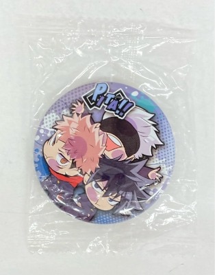 Takara Tomy Art Pita! Deforme Can Badge Yuji Itadori and Megumi Fushiguro and Satoru Gojo Secret Bild 1