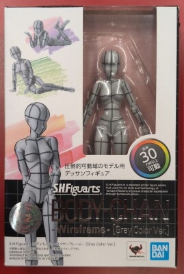 Bandai Spirits SHFiguarts body-kun body-chan body-chan -Wireframe- (Gray Color Ver.) รูปภาพ 1