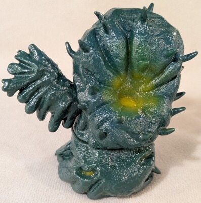 Bandai Ultraman Sofubi-dou Part 2 Green Mons รูปภาพ 1