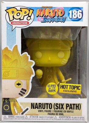 FUNKO POP! ANIMATION NARUTO (SIX PATH) HOT TOPIC EXCLUSIVE GLOWS IN THE DARK 186 imagen 1