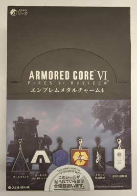 SO-TA Armored Core VI Fires of Lubicon Emblem emblem charm 4 Complete 6 Type Set รูปภาพ 1