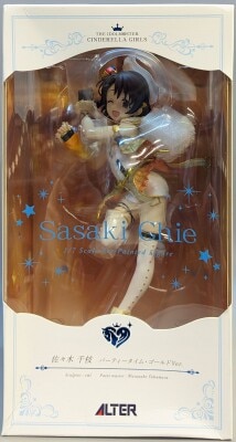 ALTER 1/7 Scale Idolmaster Cinderella Girls Chie Sasaki Party Time Gold Ver. รูปภาพ 1