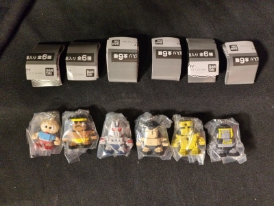 Bandai Dot Figure charm 2 / Kinnikuman Complete 6 Type Set รูปภาพ 1