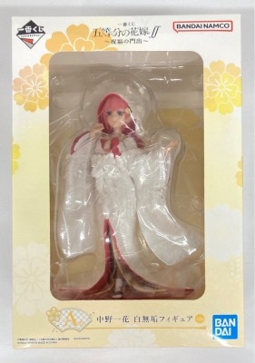 Bandai Spirits Ichiban Kuji The Quintessential Quintuplets ∬ Blessing of the Departure A-Prize Nakano Ichika Shiromuku Figure รูปภาพ 1