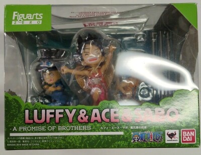 Bandai Figuarts Zero - One Piece Luffy, Ace, Sabo -The Promise of Sworn Brothers- PVC รูปภาพ 1