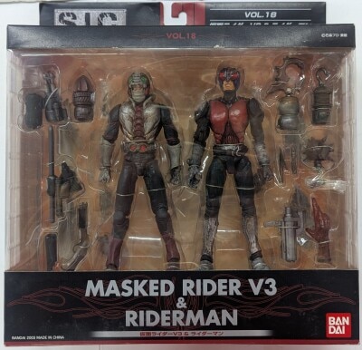 Bandai SIC Kamen Rider V3 Kamen Rider V3 & Riderman 18