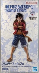 Bandai Spirits ONE PIECE BASE SHOP Lottery 366DAYS OF BIRTHDAYS Full Color Figure Prize Monkey D Luffy MASTERLISE MAXIMUM Bild 1