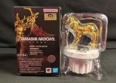 BANDAINAMCO/BANDAISPIRITS Saint Seiya Cloth Myth APPENDIX Masami Kurumada Aries Cloth Gold Cloth Object Resale Version รูปภาพ 1