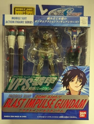 Bandai Mobile Suit (MS) in Action!! /MIA Mobile Suit Gundam Seed DESTINY Blast Impulse Gundam VPS Armor Activation Version รูปภาพ 1