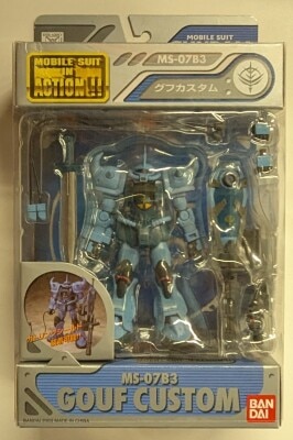 Bandai Mobile Suit (MS) in Action!! /MIA Mobile Suit Gundam The 08th MS Team MS-07B3 Gouf Custom imagen 1