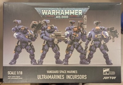 JOYTOY WARHAMMER 40000 ULTRAMARINES INCURSORS VANGUARD SPACE MARINES (Set of 4) รูปภาพ 1