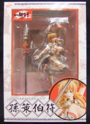 Chara-Ani/Toy Works Sugar complex/Ikki Tousen (Battle Vixens) Great Guardians Sugar complex/Ichi Sonsaku Hakufu (White Clothes/Normal Version) PVC Bild 1