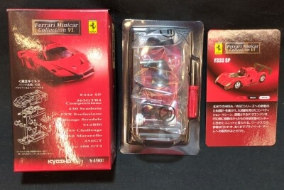 Kyosho 1/64 Ferrari Mini Car Collection 6 F333 SP (Red) imagen 1