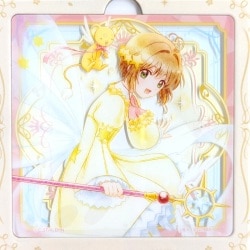 Bandai Namco Cardcaptor Sakura 25 Flat Gashapon Acrylic Coaster Display design J