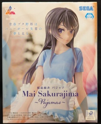 Sega Luminasta Rascal Does Not Dream of Bunny Girl Senpai Mai Sakurajima Pajama รูปภาพ 1