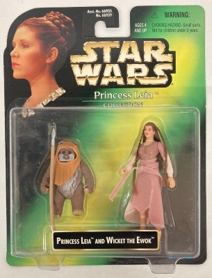 Hasbro Japan PRINCESS LEIA COLLECTION PRINCESS LEIA AND WICKET THE EWOK 3.5 Inch STAR WARS Bild 1