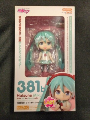 Good Smile Company Good Smile Kuji / Hatsune Miku 2014 Spring Last Prize Nendoroid Hatsune Miku sailor uniform ver. special color 381b รูปภาพ 1