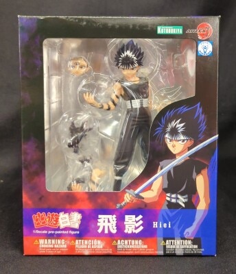Kotobukiya ArtFX J/Yu Yu Hakusho Hiei PVC gambar 1